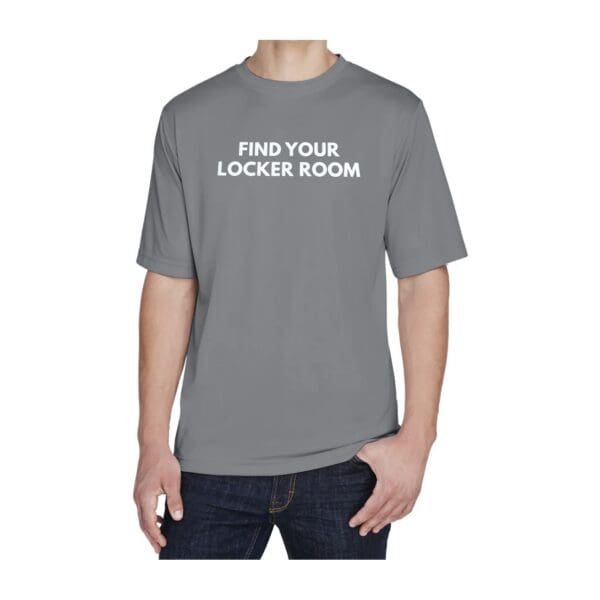 Find Your Locker Room Front Text Tee (Athletic)